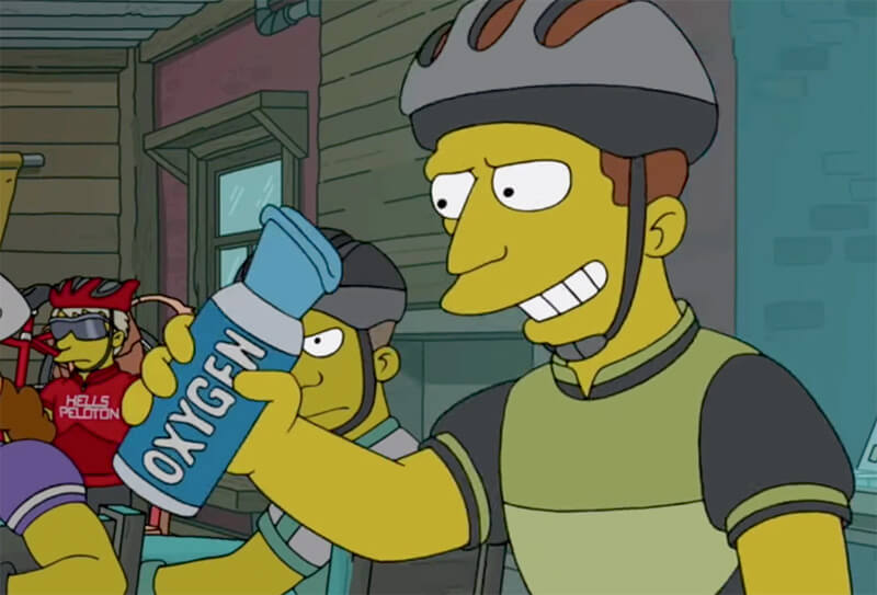 Bärbar syre i The Simpsons